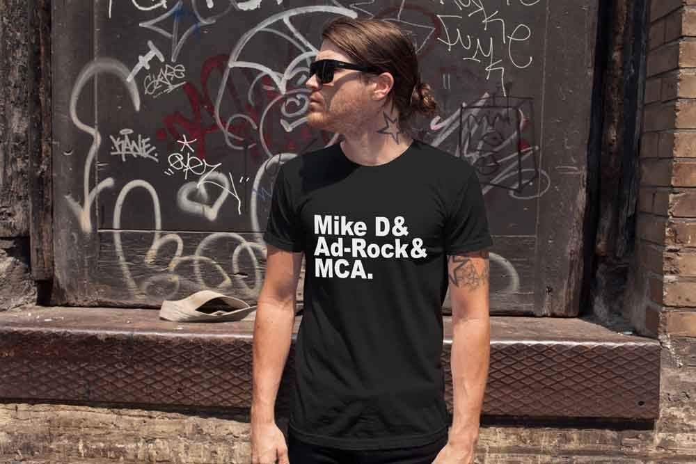 Mike D & AD-Rock & MCA Rap Names T-Shirt