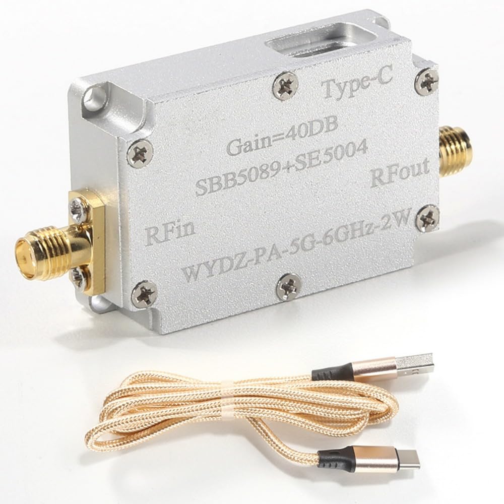 無線用　パワーアンプ Amazon.co.jp: Brfveob 2個 5.8GHz 2W 33dBm RFパワーアンプ マイクロ