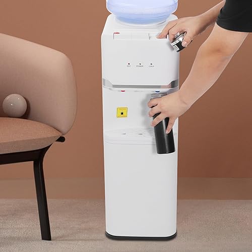 Miniatura 9 de Loading - Enfriador de agua, dispensador de agua caliente, fría y caliente, capacidad de 5 galones, con bloqueo de seguridad, dispensador de agua