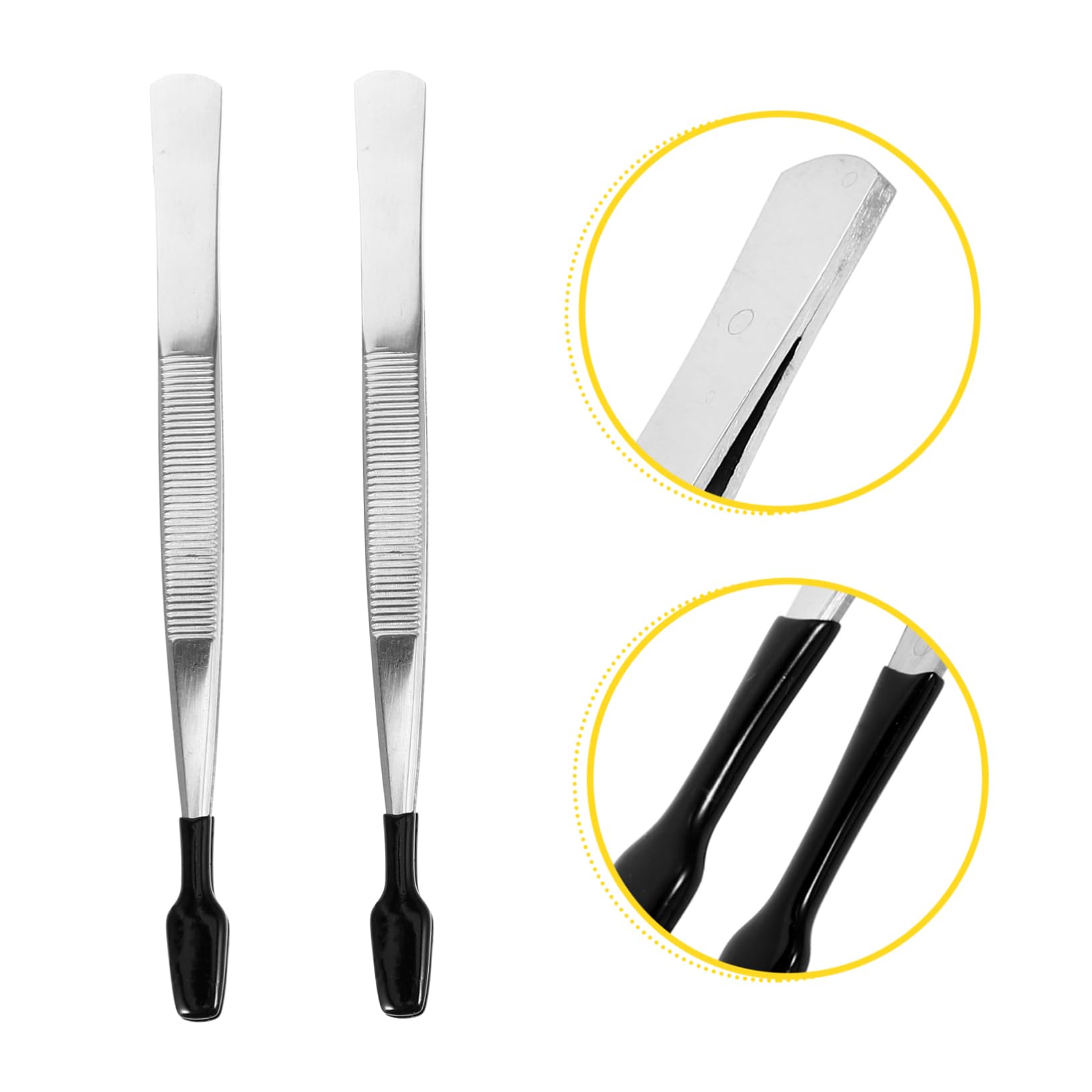 SHINEOFI 5 Set Pinzette Per Timbri Funzione Di Modellazione Lavoro Di Laboratorio Creazione Di Gioielli Pinzette In Acciaio Artigianato E Hobby In Acciaio Inossidabile Pinzette Per 2 pezzi*5
