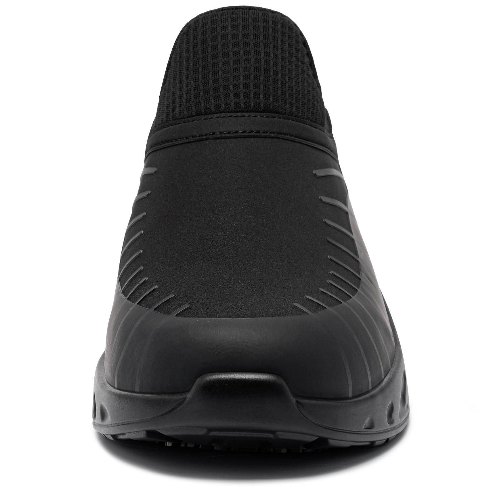 LARNMERN Kochschuhe Herren Damen rutschfeste Schuhe Küche Arbeitsschuhe Wasserfeste Koch Schuhe Männer Frauen Kellner Berufsschuhe Non-Slip,Schwarz/38 EU