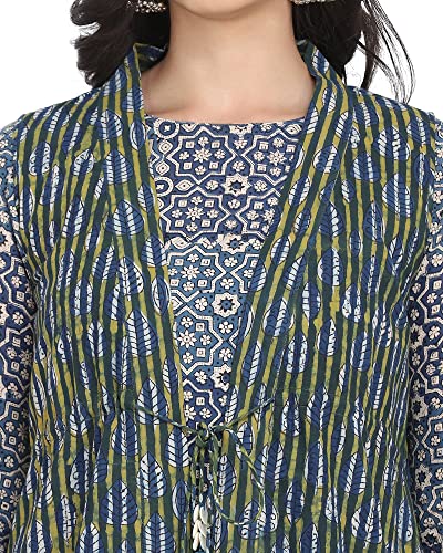Image of Anyra Women's Cotton Regular Kurta with Bottom