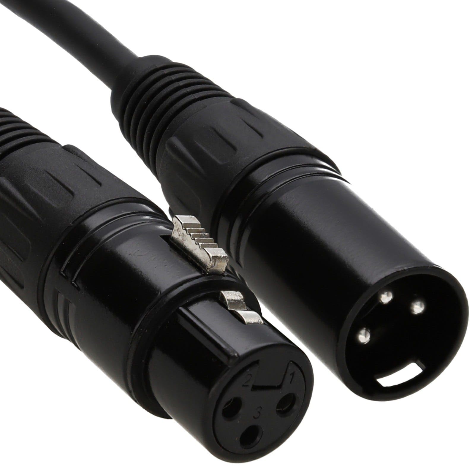 kenable Pulse XLR Mikrofon Männlich Zum Weiblich Audio Kabel Schwarz 40 m [40 Meter/40m]