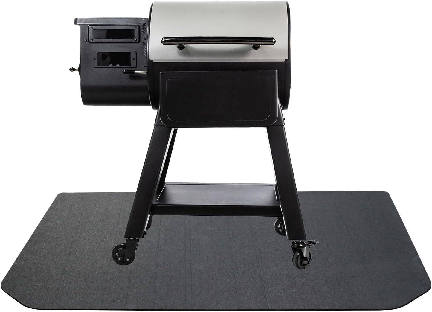 The Big BBQ Company Large 48" x 36" Rubber Heavy Duty Grill Mat, Flame & Weather Resistant Pad, Protects Your Deck and Patio, Made in The USA