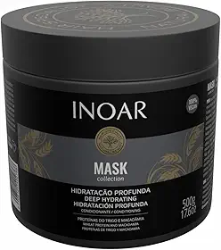 Inoar, Mask, Máscara Hidratação Capilar, Restauração E Vitalidade Para Cabelos Danificados - 500gr