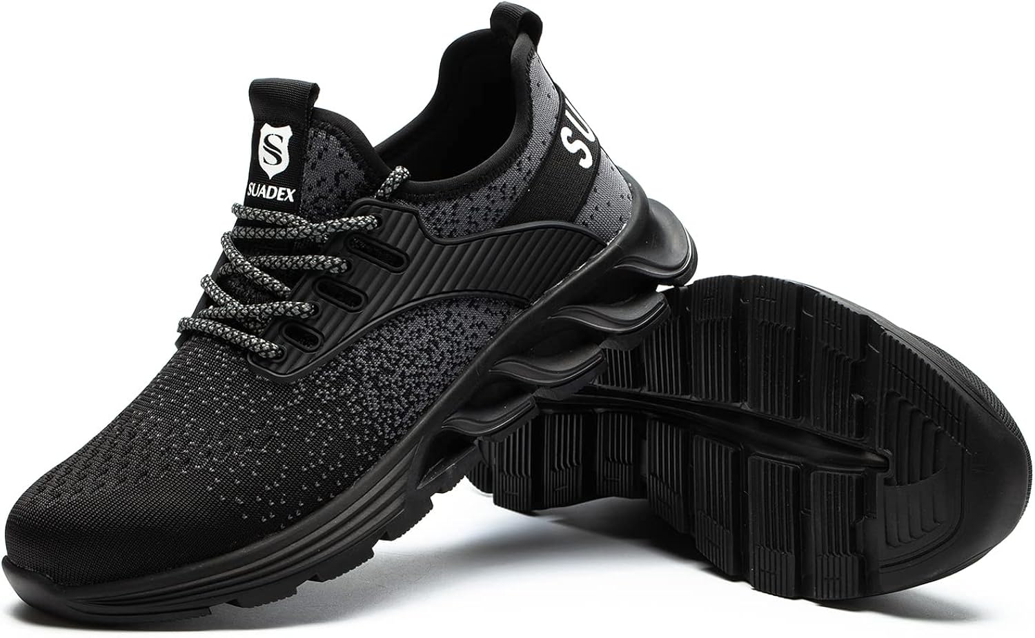 Miniatura 8 de SUADEX Steel Toe Shoes for Men,Work Safety Indestructible Shoe for Men Women Lightweight Breathable Composite Toe Sneakers with ASTM F2413-18