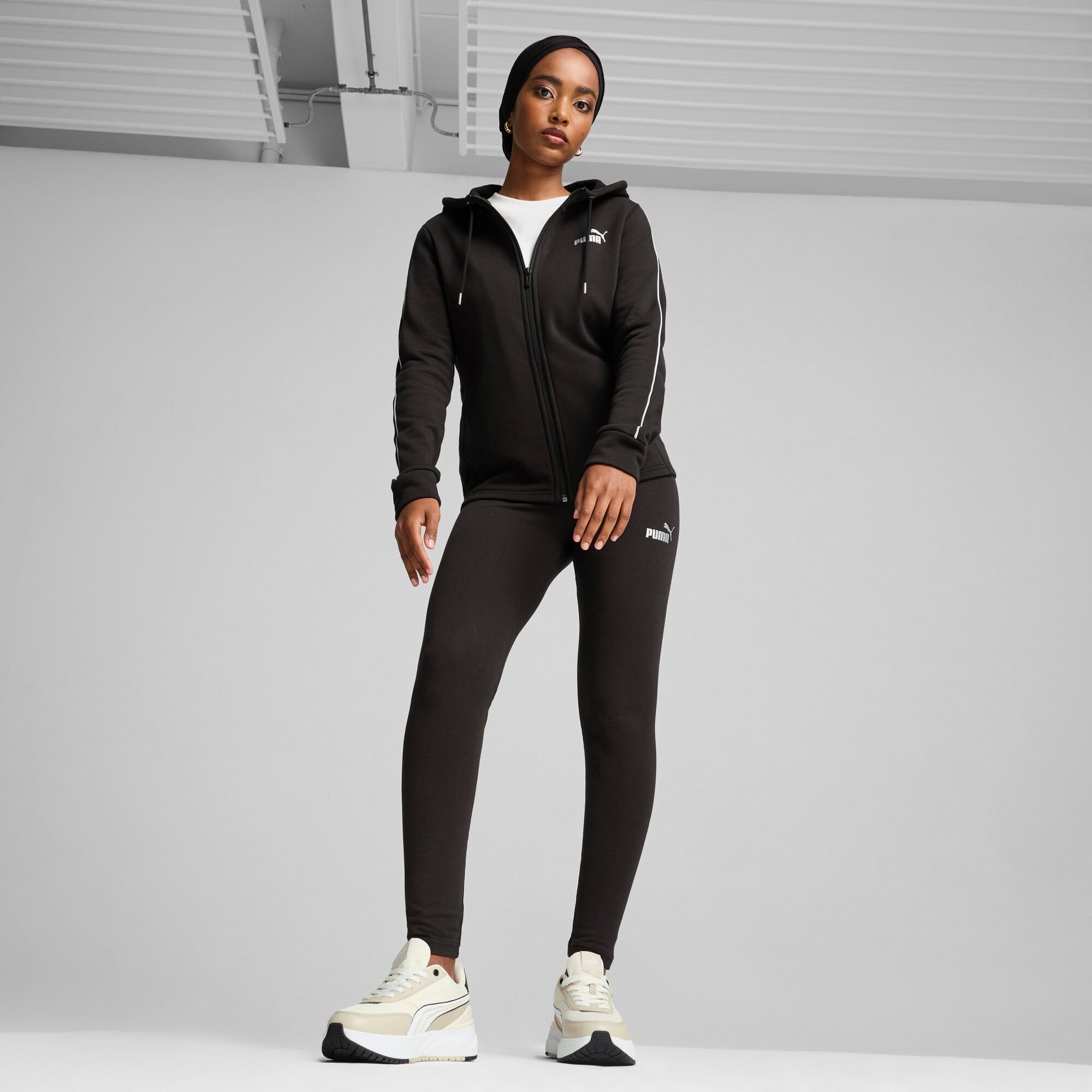 PUMA Metallic Tracksuit Fl Magliette Unisex - Adulto