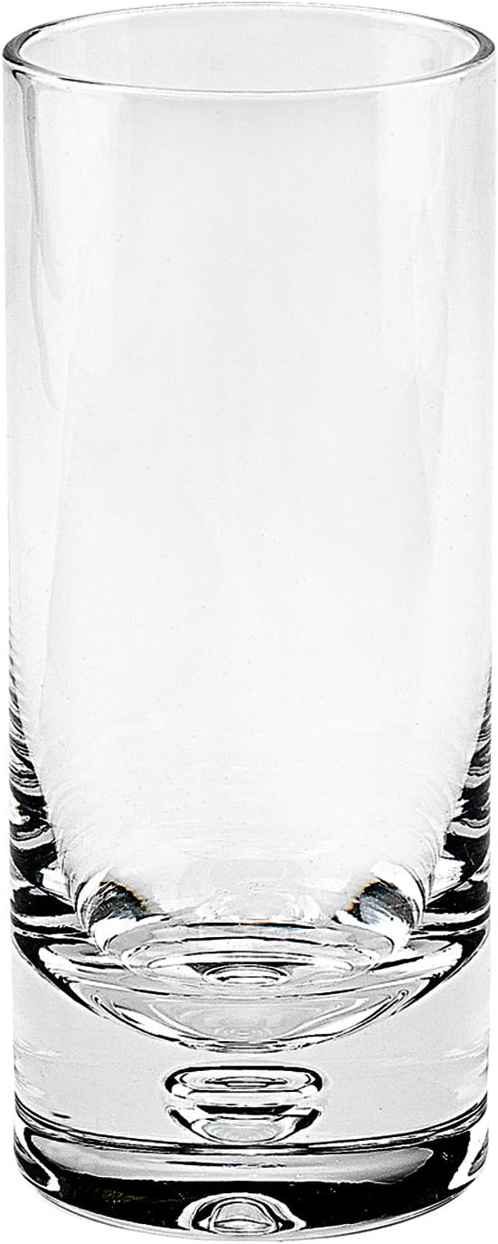 HomeRoots Decor Mouth Blown Crystal Hiball Glass -13 oz - 4 pc Set