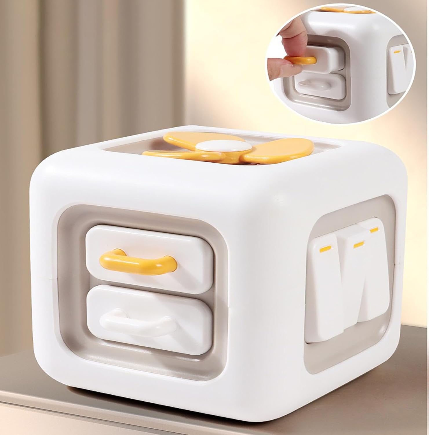 Montessori Toys for Kids Busy Cube Toys for Child Travel Sensory Toy for Toddlers 1-3 Learning Fine Motor Skills 1st Birthday Gifts Boys Girls 12 Months +