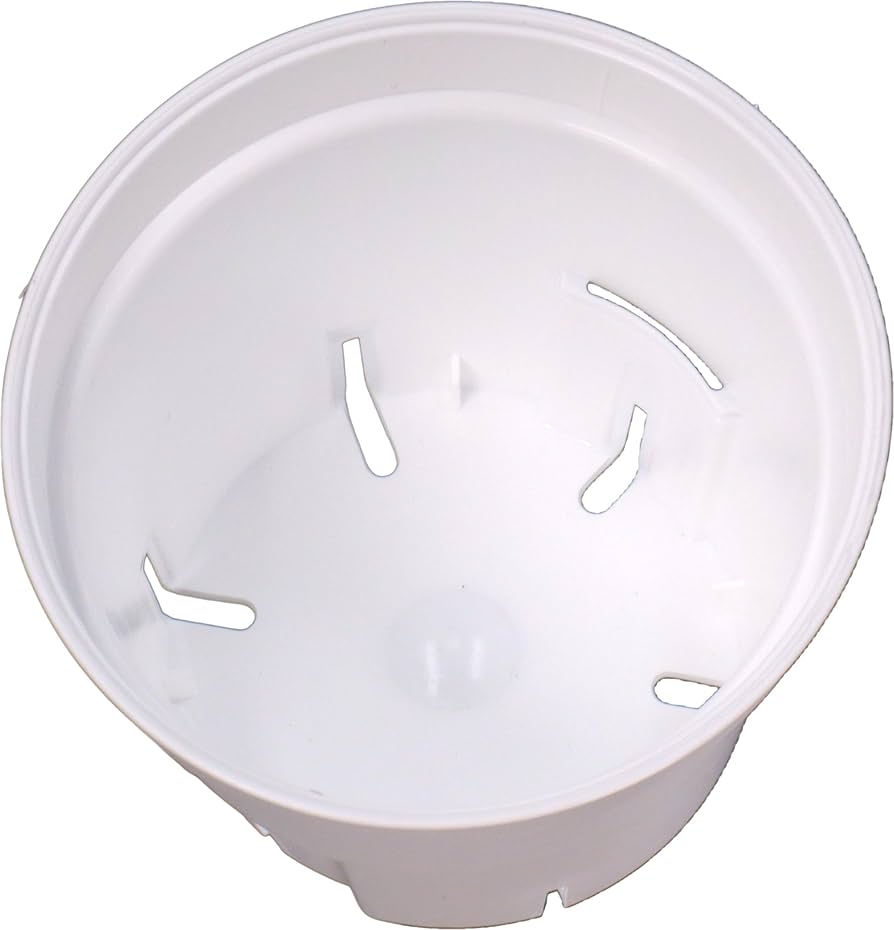 【スリット鉢】Ｓポット丸型60白300個他 2号6cmプレステラ多肉植物プラ鉢 日本ポリ鉢販売 Sポット丸型60 3000個入 白 | 農家のお店おてん