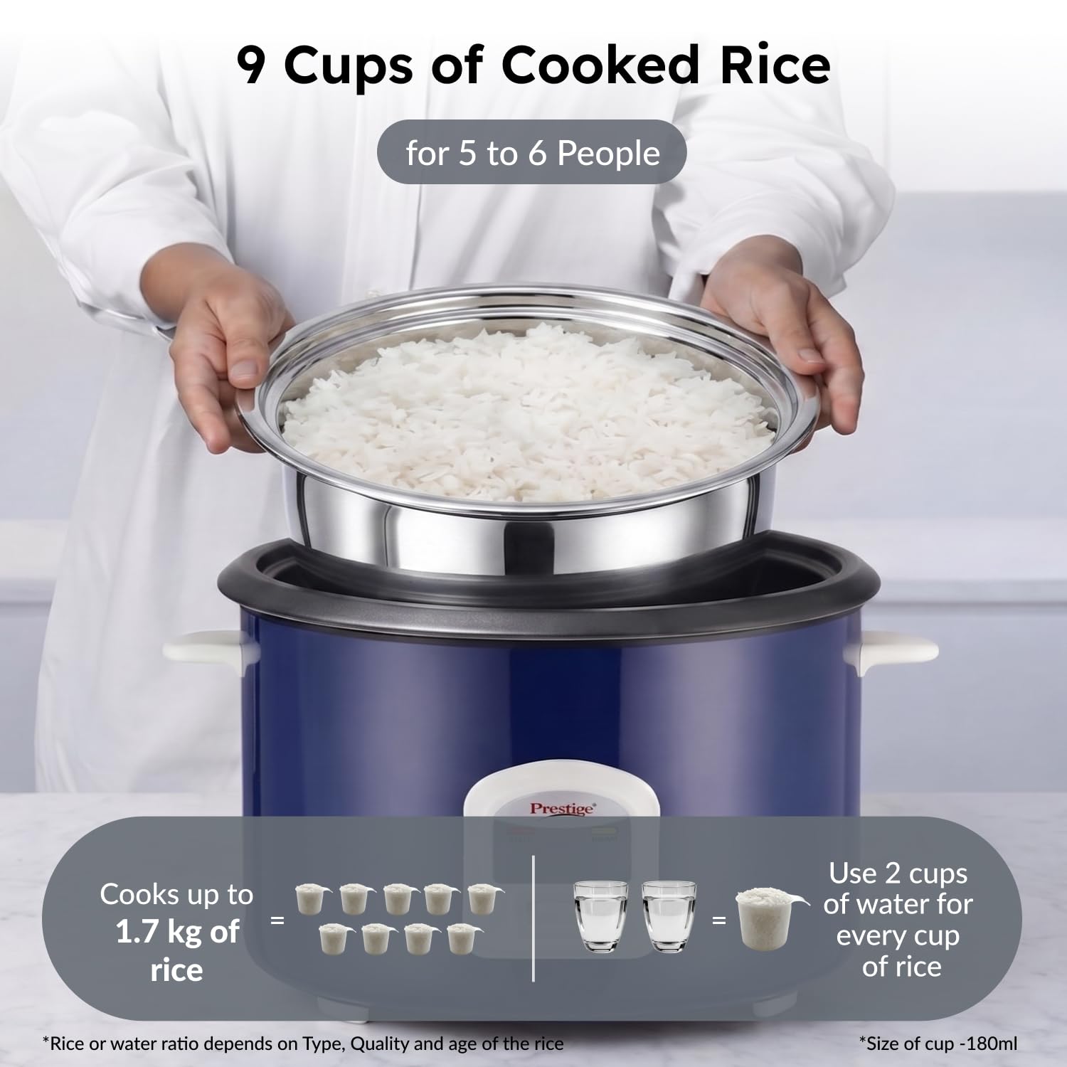 Prestige Cute Rice Cooker Set - 2 Units! -4