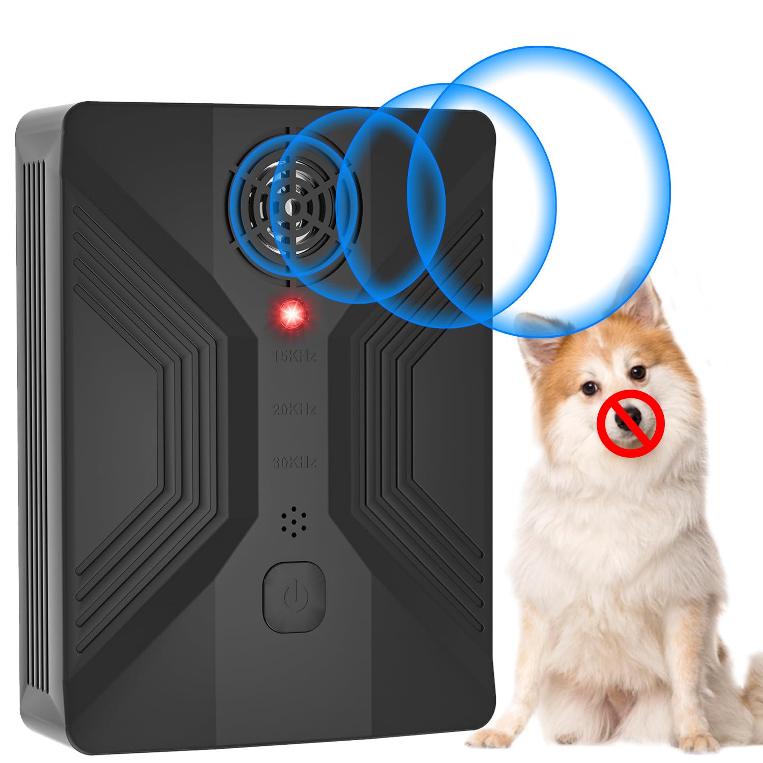 Anti Barking Devices, Dog Bark Deterrent Devices, Bark Box for Barking Dogs, 33 Ft to Stop Barking Neighbors Dog, Barking Dog Silencer, Indoor and Outdoor Use