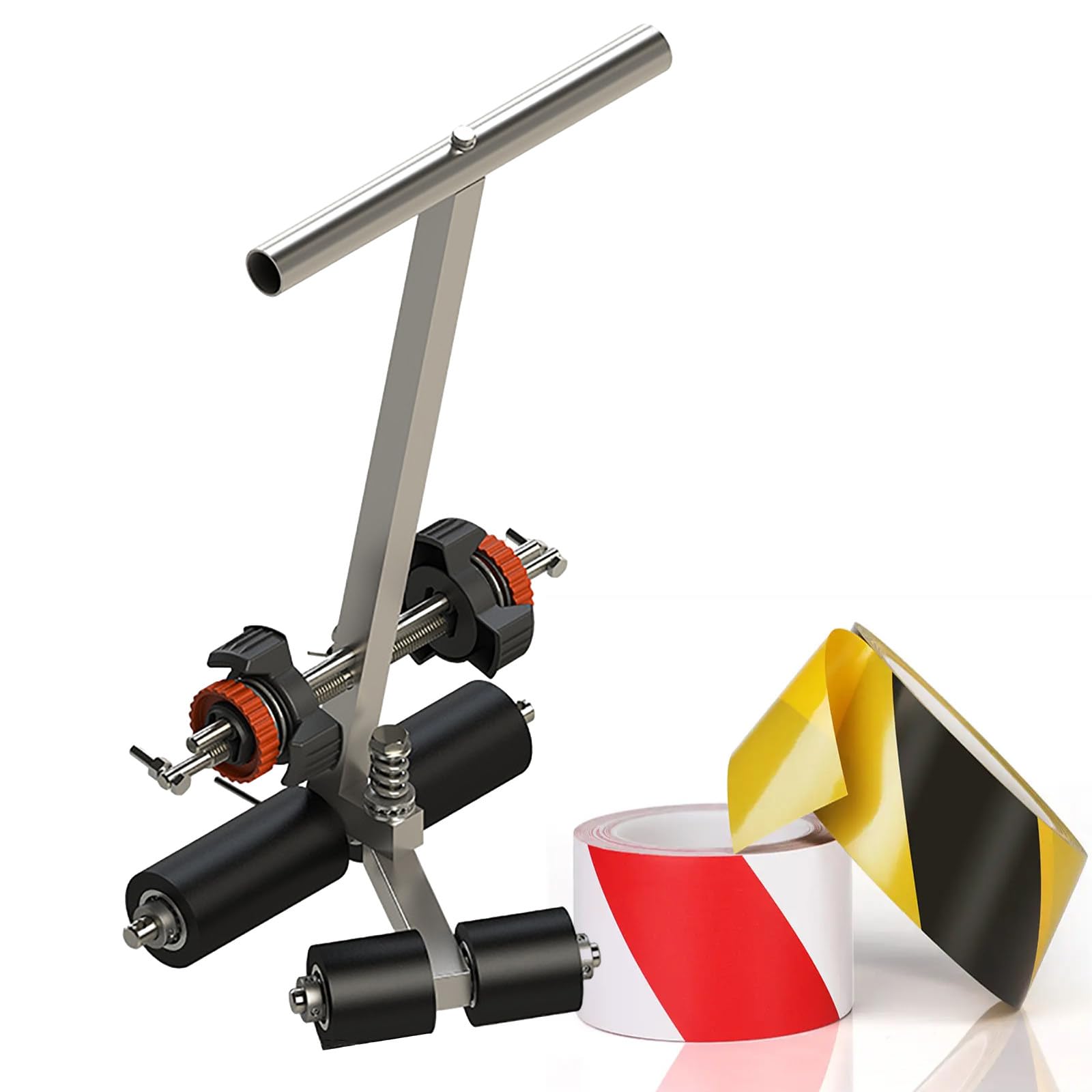 Aioneer Basketball Court Marking Kit, Basketball Lines For Driveway, Basketball Court Marking Tool Kit For Driveway, Asphalt Or Concrete, With Marking Tape Roller + Drawing Circl