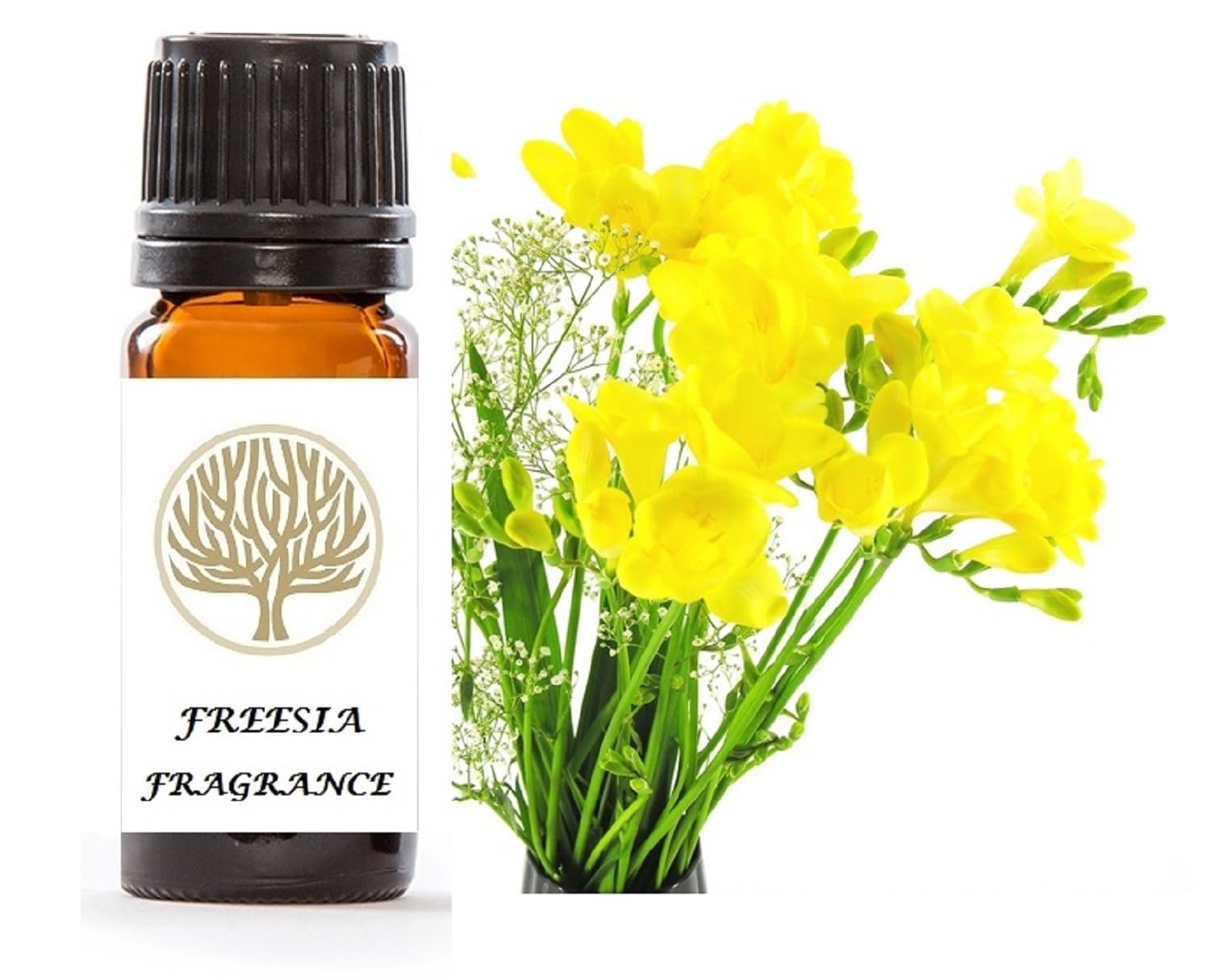 EkoFace Freesia Fragrance Oil 10ml for Candle making, Oil Burner, Potpourri & Bath