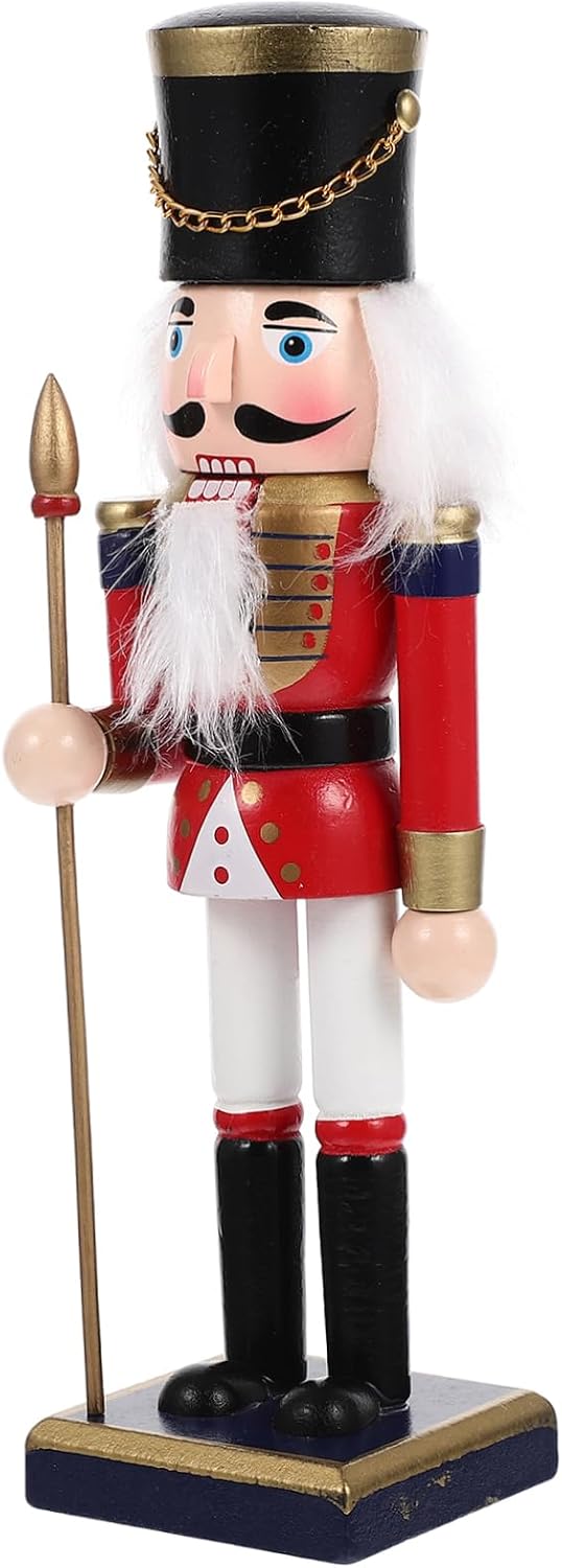Nutcracker Ornament Christmas Tree Ornaments Home Accessories Girls' Clothing Sets Wooden Nutcracker Ornaments Wood Nutcrackers for Xmas Holiday Wooden Nutcracker Garden Decor