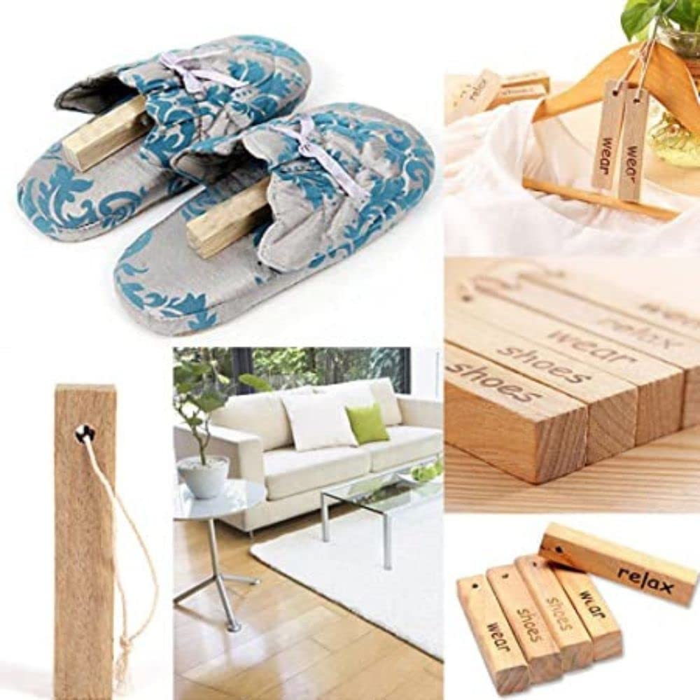 Karomouj KMA492 Anti Bugs Natural Camphor Wooden Stick Camphor Deodorant Stick With Aromatic Fragrance Eco-Friendly Wood Repels Insects for Cockroaches Bugs, Clothes, Shoes, Kitchen (Set of 5) (B0BYSW86K7) Amazon Price History, Amazon Price Tracker