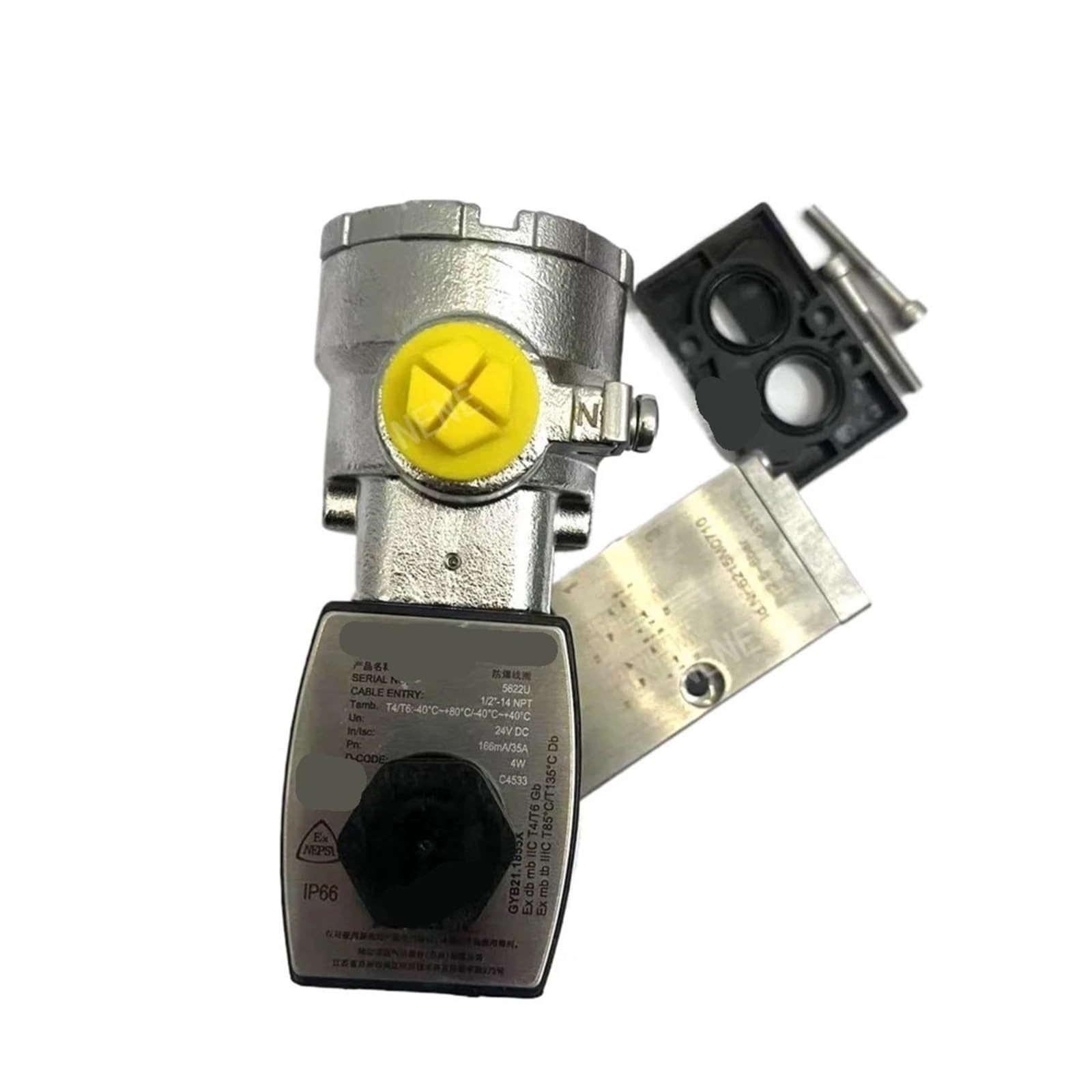 6215M0710.4863.230.50 Przeciwwybuchowy zawór elektromagnetyczny ze stali nierdzewnej