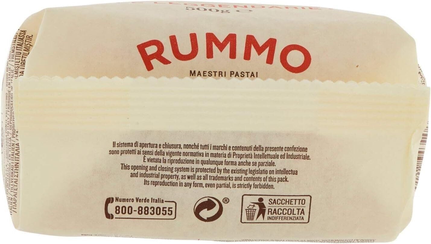24x Rummo Pasta Fusillotti N°155, Nudeln aus Hartweizengrieß,Italienische Pasta 500g + Beni Culinari Kostenloser Schlüsselanhänger