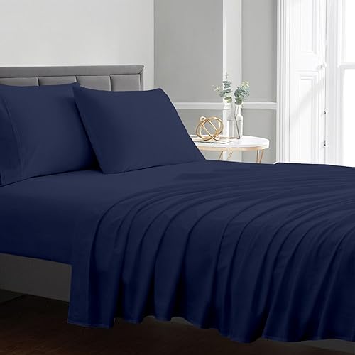 Sábanas de algodón egipcio de 1000 hilos, tamaño King, juego de sábanas de 4 piezas, sábanas de hotel de lujo de tejido satinado, bolsillo profundo