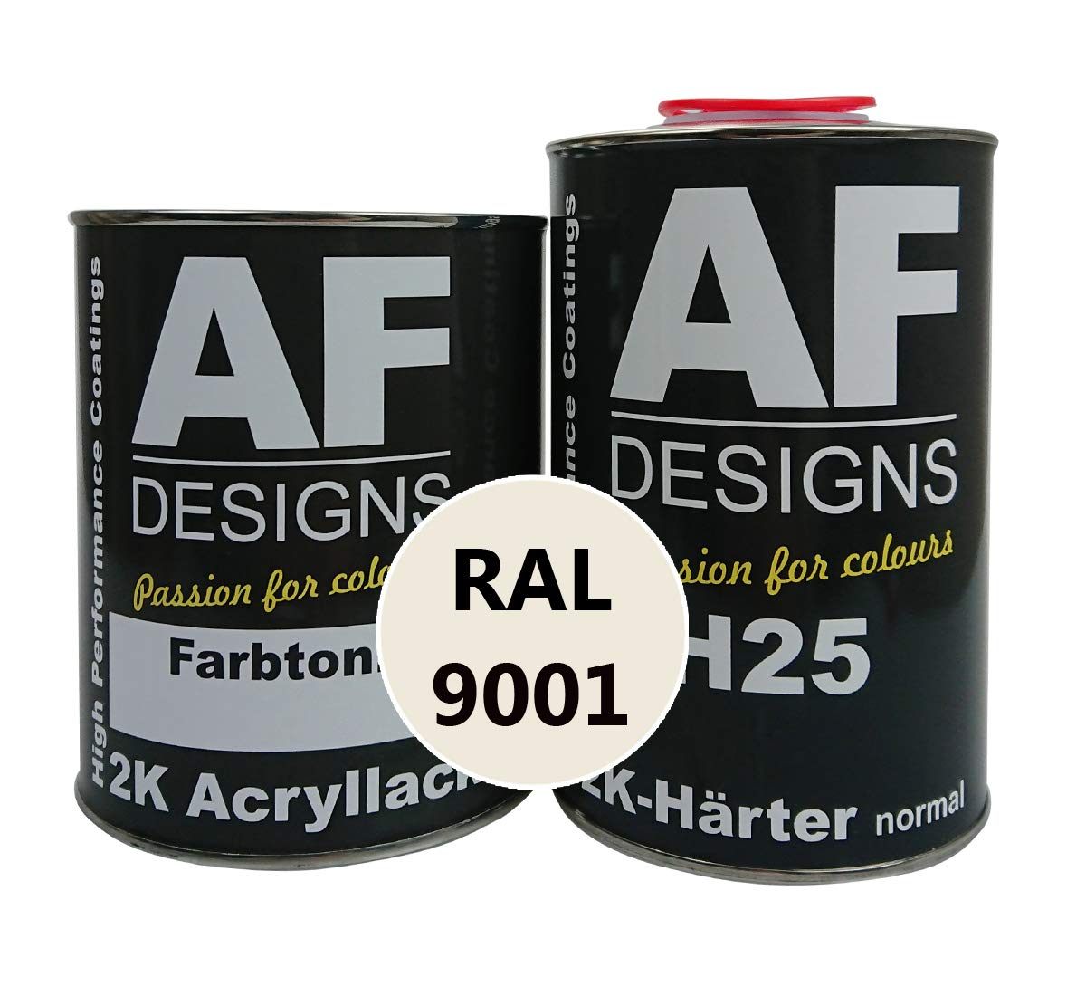 Alex Flittner Designs RAL 9001 - Vernice acrilica per auto, set da 1,5 3 4,5 e 7 l, colore: Crema