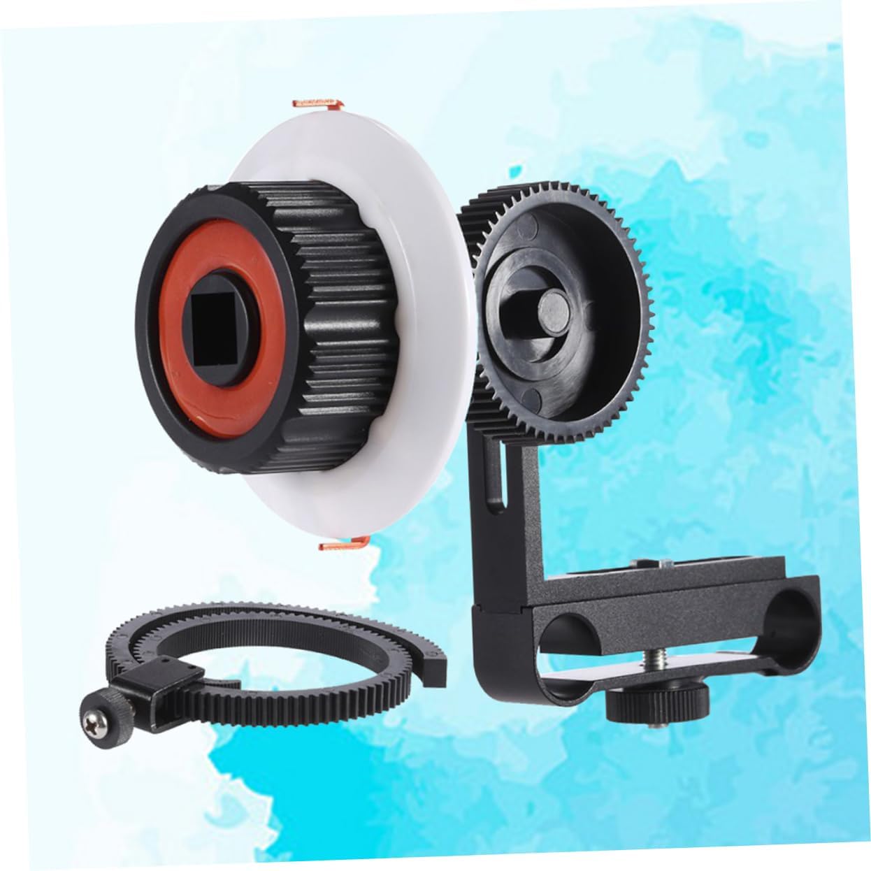 Aluminum Alloy Follow Focus Rig for Camera Follow Focus Ring Kit Damping for Professional Filmmakers