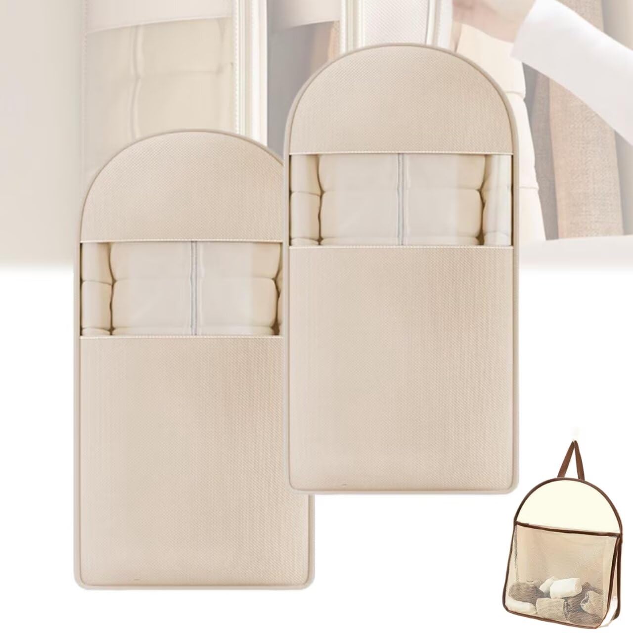 Vakuumbeutel Für Kleidung - Platzsparende Aufbewahrung Ohne Pumpe, 3 Größen