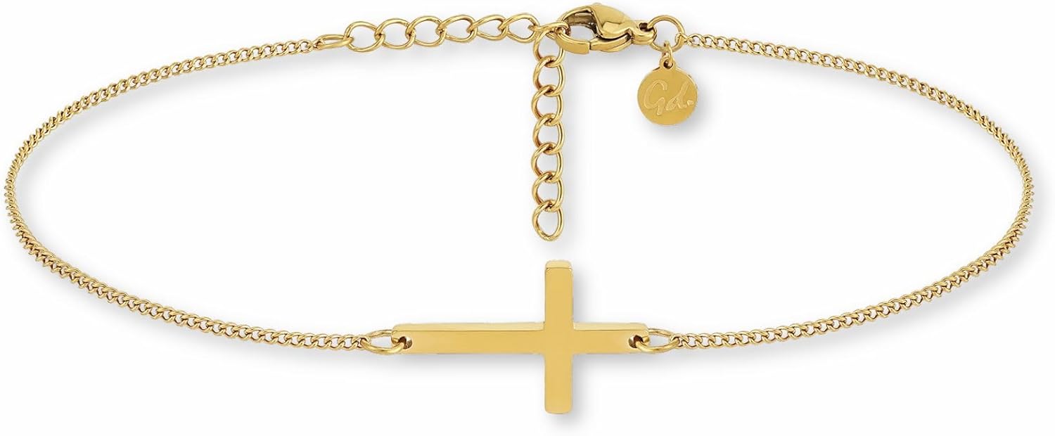Armband met kruisje kopen in goud, zilver en staal