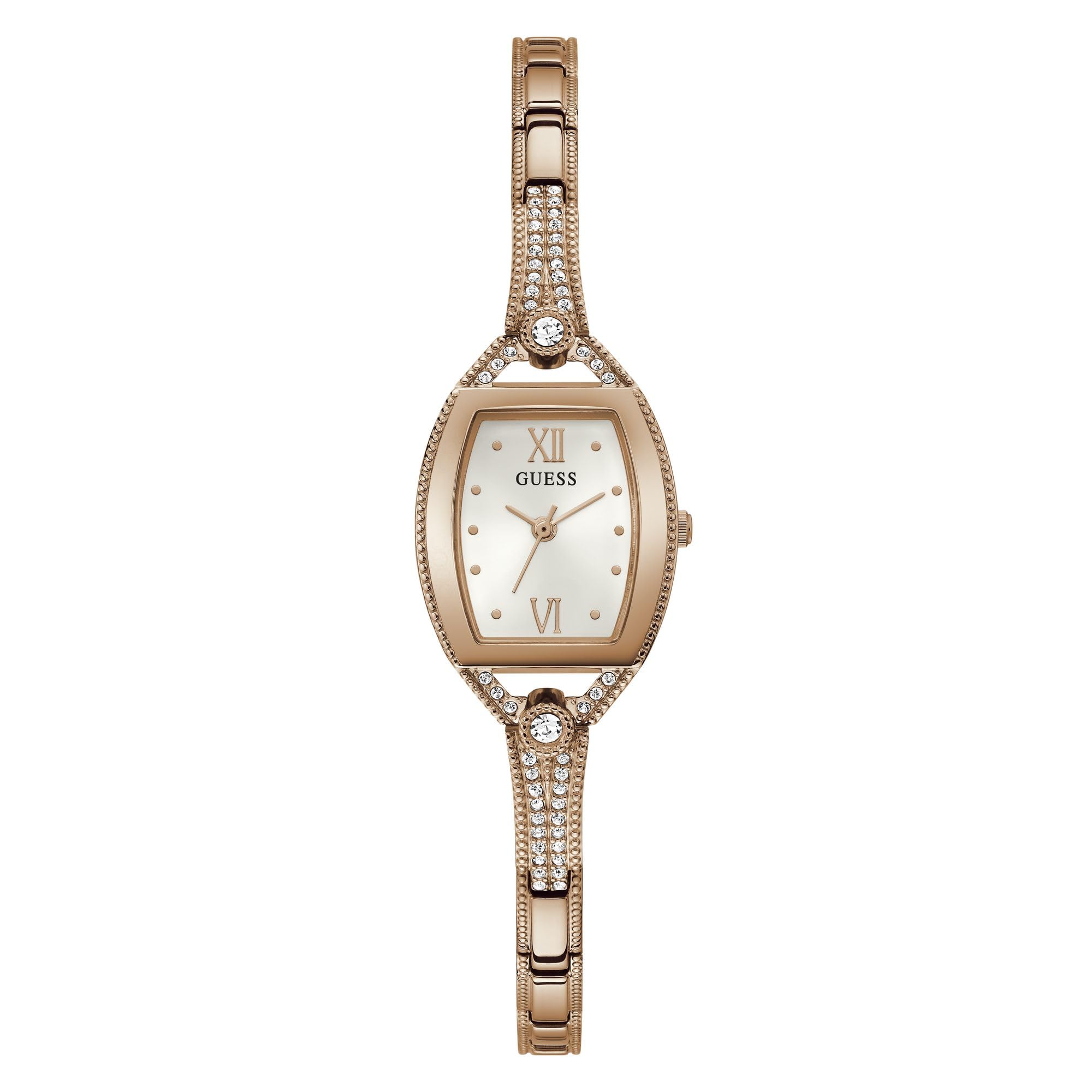 GUESS Stainless Steel White Dial Women Analog Watch - Gw0249L3, Band Color-Rose Gold (B08X94XX13) Amazon Price History, Amazon Price Tracker