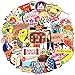 Waterproof Vinyl Stickers Bomb Laptop Luggage Postcard Car Decals(100Pcs Travel Style)