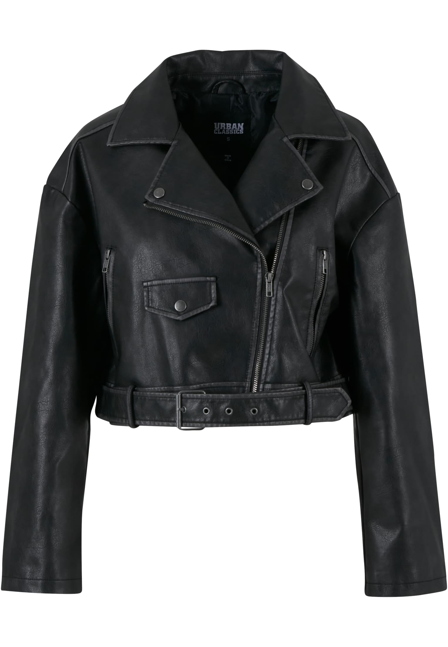 Urban Classics Ladies Vintage Leather Jacket