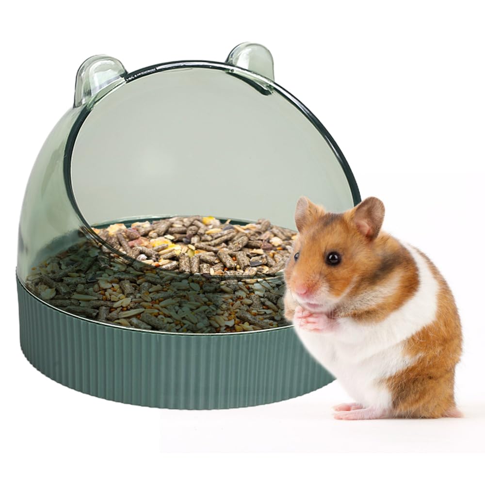 Hamster Food Bowl, No Spill Small Animals Feeder Hamster Dish Bowls for Guinea Pigs, Chinchillas, Hedgeho, Rats