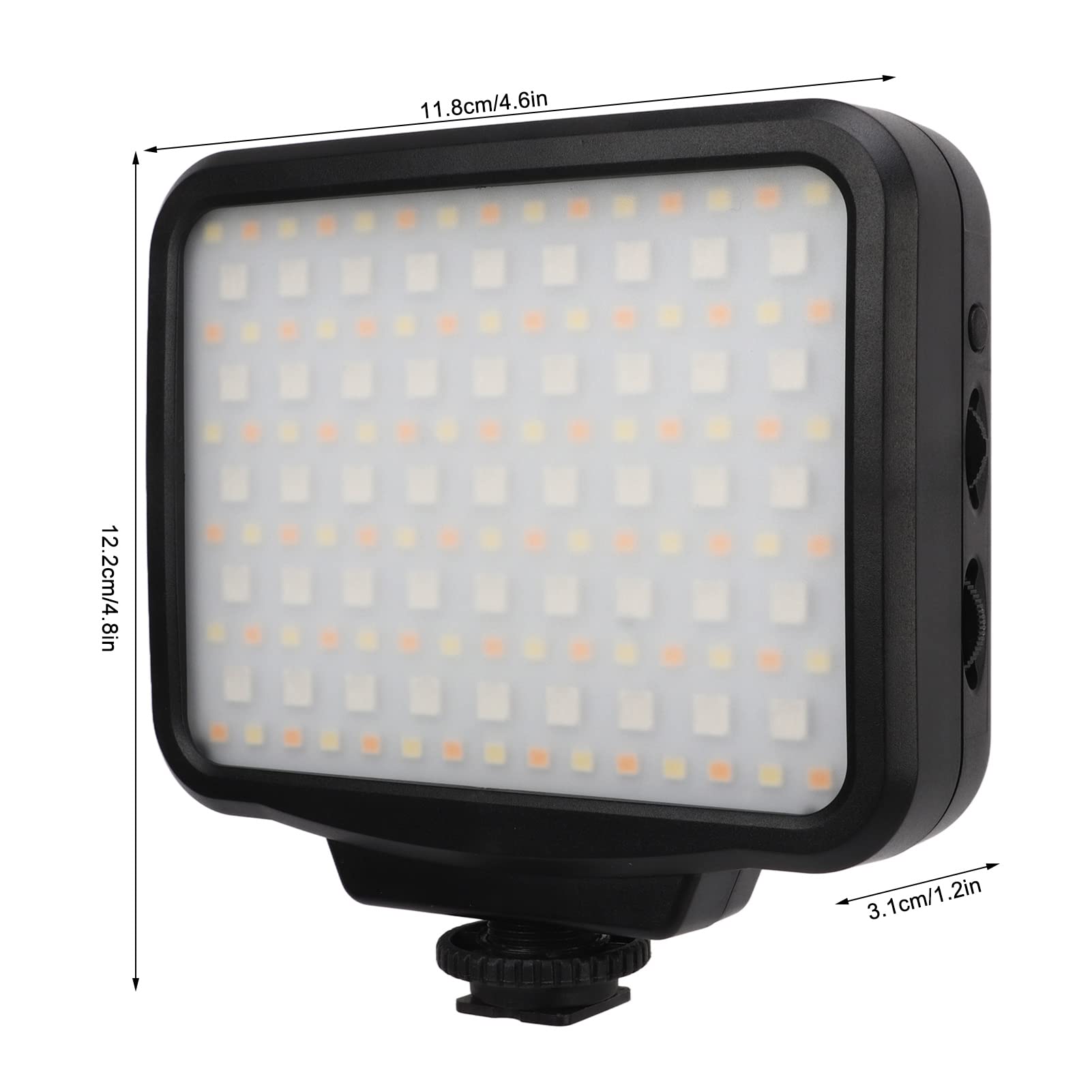 Luce Video RGB, Illuminazione della Fotocamera a Colori Dimmerabile da 2500 a 9900K, Lampada di Riempimento Fotografica a LED Portatile, 21 Effetti, 5200mAH Ricaricabile