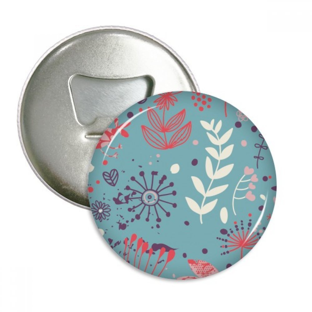 Décapsuleur aimanté fleur bleue pour des apéritifs conviviaux 3pcs