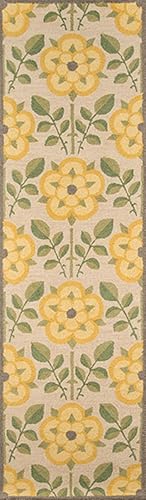 Miniatura 6 de Momeni Rugs Newport Collection, alfombra contemporánea 100% de lana copetuda a mano, 5 x 8 pies, amarillo