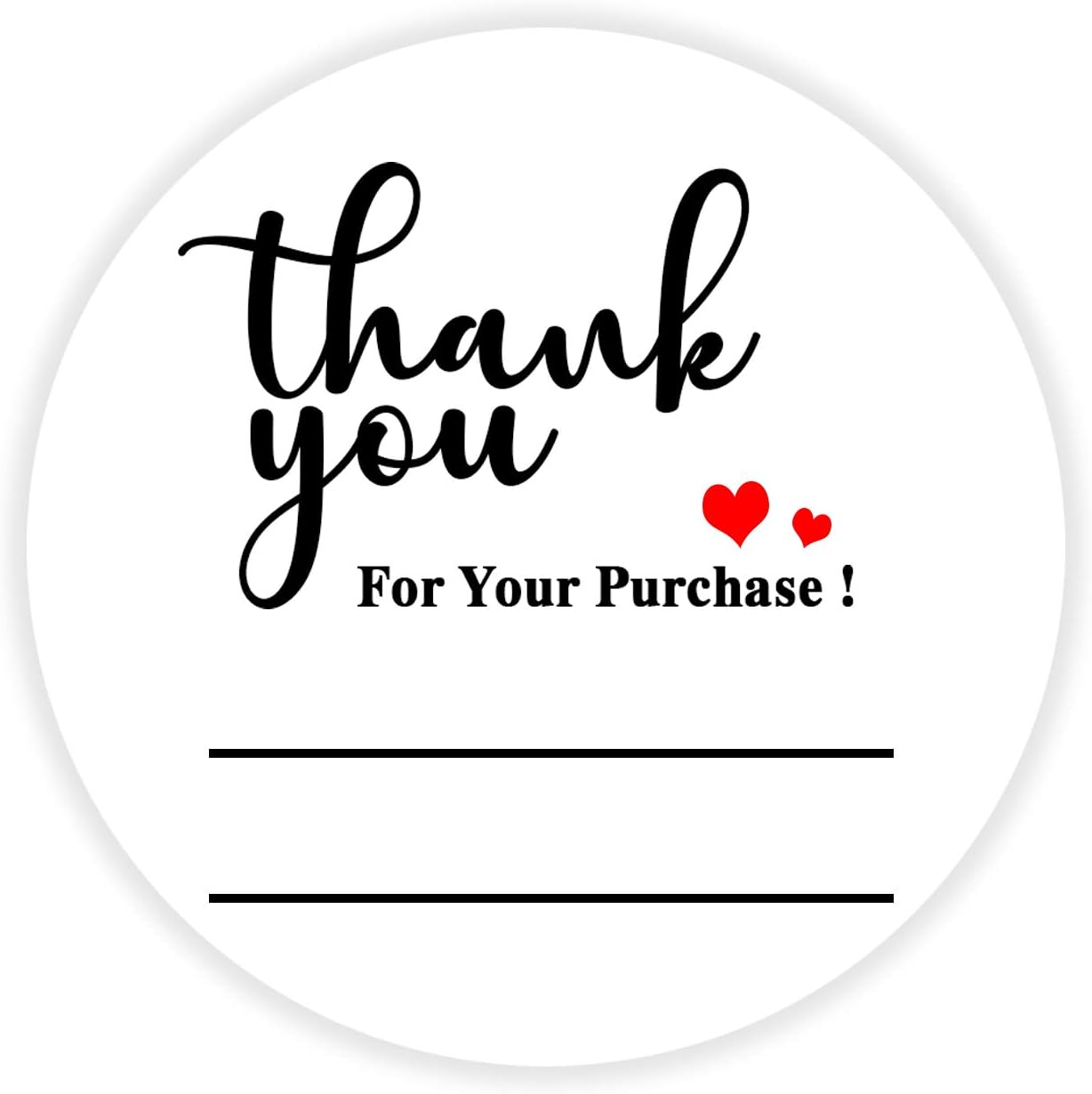 Thank You for Your Purchase Stickers,Thank You Labels with