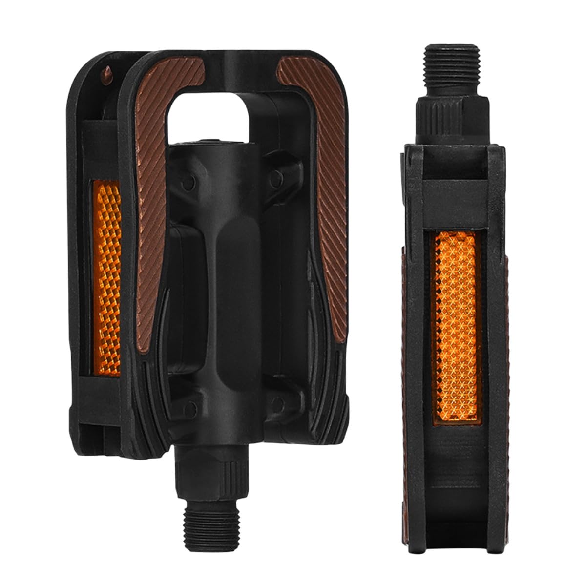 Gogogmee Bike Pedal Pair with Anti-Slip Ball Bearings Universal Cycling Foot Pedals for Mountain and Road Bikes for Enhanced Grip and Stability