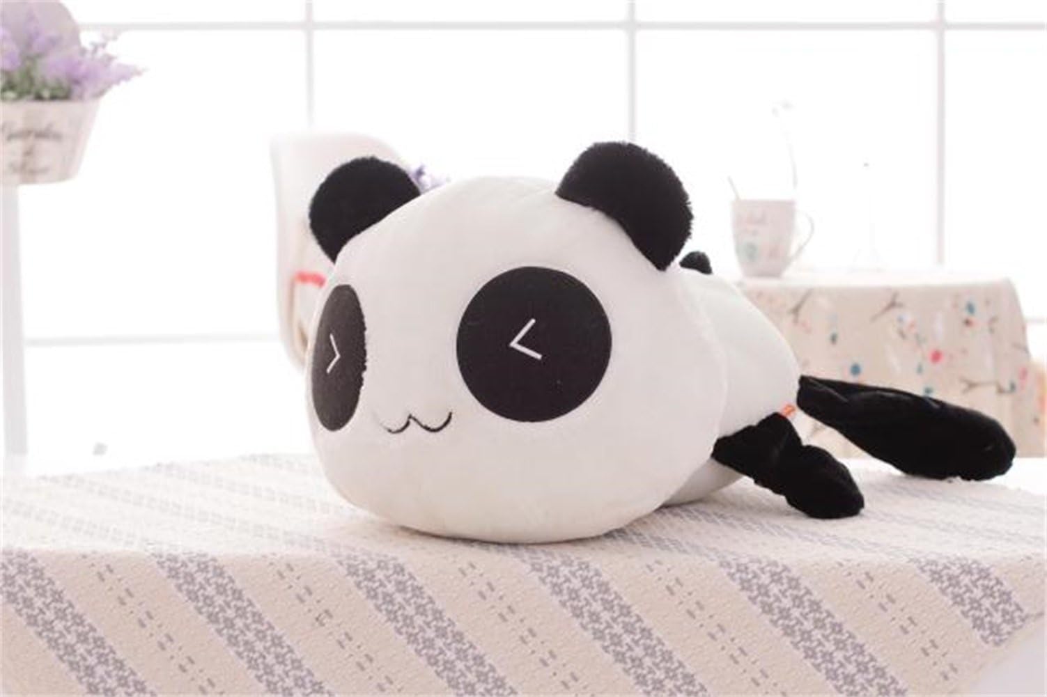 Generic Interesting Amazing 70 cm Cute Panda Pillow Soft Plush Toy Stuffed Smiling Lying Animal