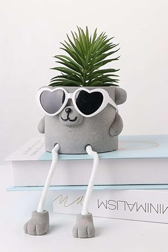 Miniatura 1 de Pequeñas plantas falsas para estante  Mini plantas suculentas  Pequeñas plantas artificiales para decoración de estantes  Plantas de escritorio para