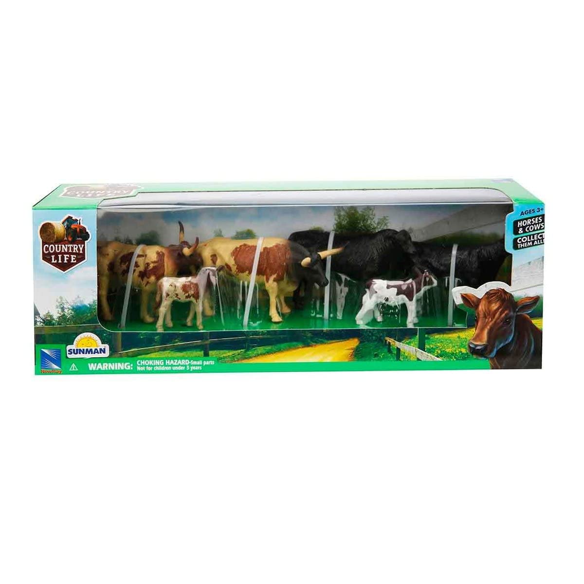 New-Ray NRY-New Ray Country Çiftlik Hayvanları 4lü/5li/6lı Çiftlik Seti