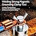 Welding Magnetic Grounding Clamp, 2025 New Magnetic Welding Ground Clamp, Welding Magnets Clamps Tool, Welding Support Clamps Tools for Weldings Cutting (M（3.5 * 3.5cm）, 1PC)