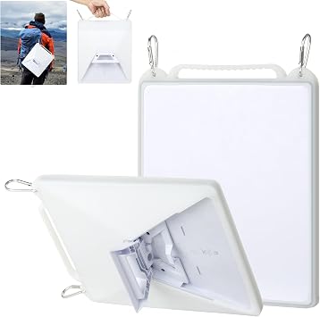 Soft Silicone Case Protect and Portable for Starlink Mini, Starlink Mini Carry Travel Handle Case, Silicone Cover Shockproof, Protection Anti-Drop, Everyday Tear for Outdoor. White