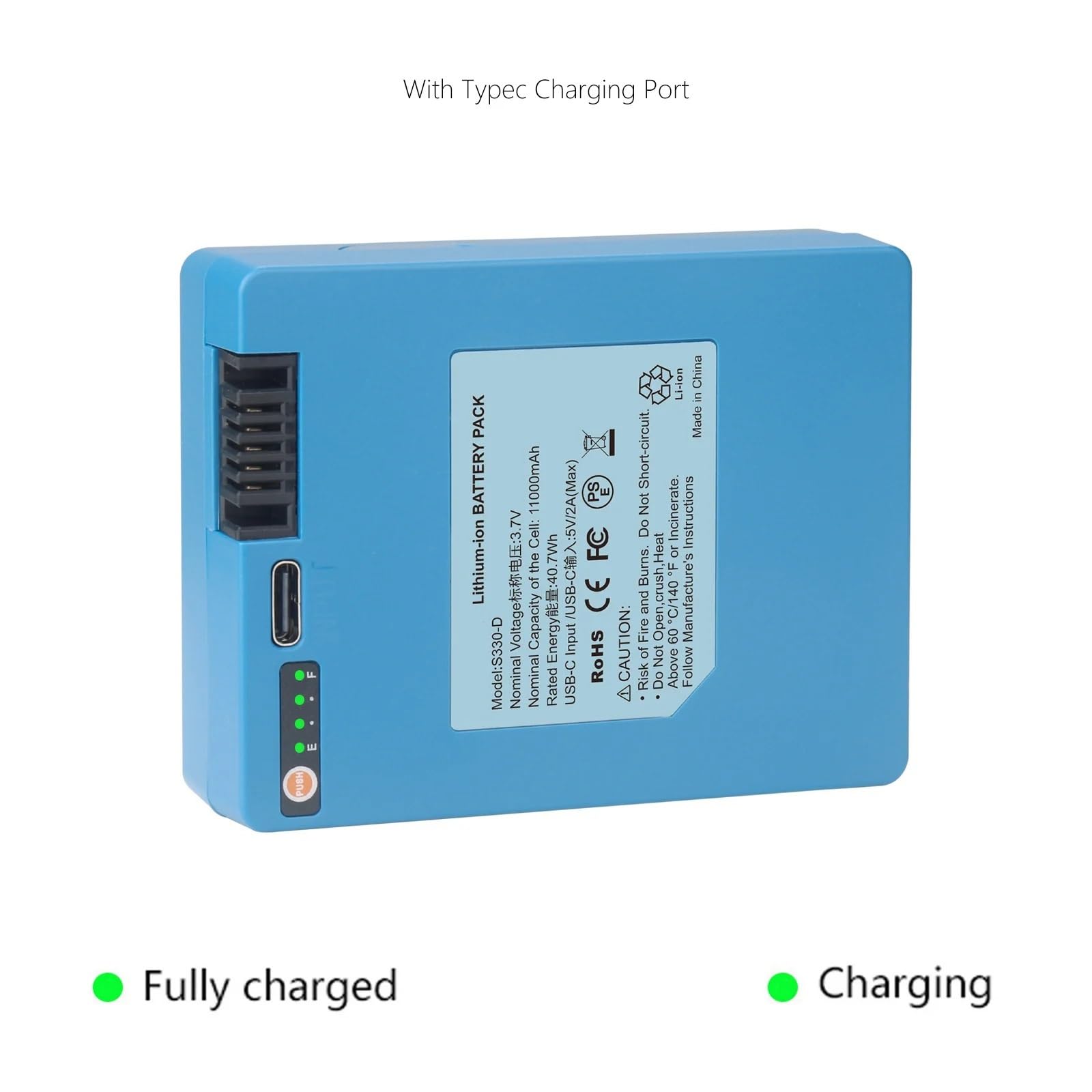 Batterie de serrure de porte, Compatible avec Eufy,