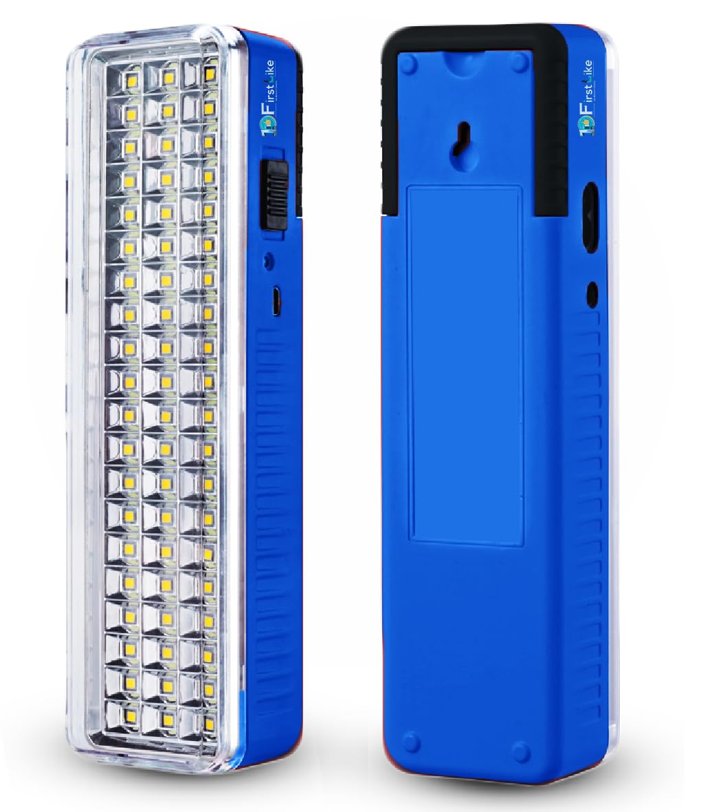 FIRSTLIKE Portable 60 LED Emergency Light with 2000 mAh Battery, 180° Lighting, 3-8 Hours Backup (Blue) (B0CZJ56D1S) Amazon Price History, Amazon Price Tracker