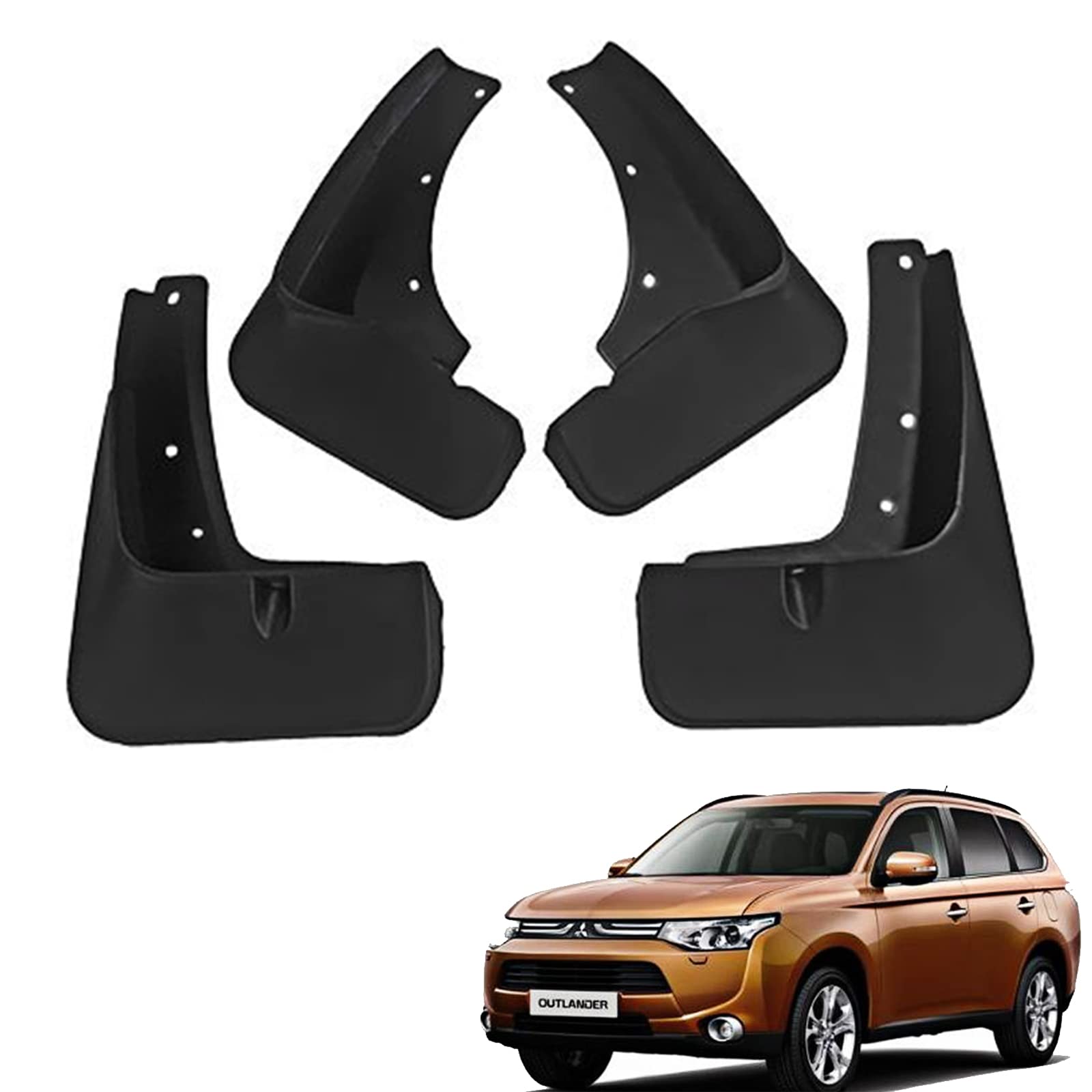 Amazon | 車用マッドガード マッドフラップ 泥除け 三菱