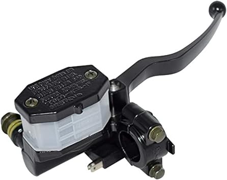 Feiteplus 7/8" Motorcycle Front Right Brake Clutch Levers Master Cylinder Reservoir Lever Oil Tube Cable for Suzuki GN125 GS125