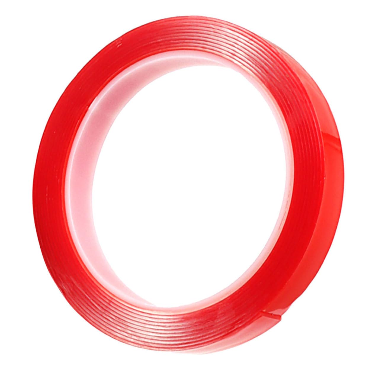 Gadpiparty 5 Adesivo adesivo nastro resistente all'aperto nastro biadesivo per tessuto Multifunzione pesante adesivo multiuso adesivo senza tracce acido acrilico rosso