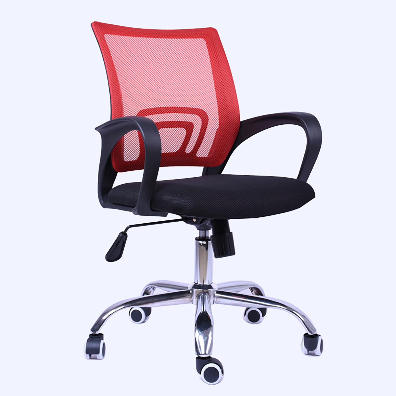 Fotel gamingowy, ergonomiczny fotel biurowy, regulowana wysokość, krzesło biurowe, obrotowy fotel komputerowy, siatkowy fotel z tkaniny do domu, konferencji, biura,B One Size