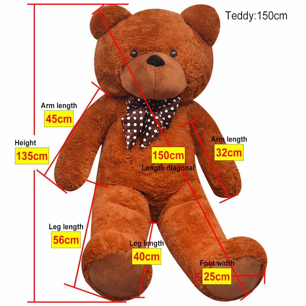 Teddybär Braun 135 cm Plüschtier Großes Kuscheltier