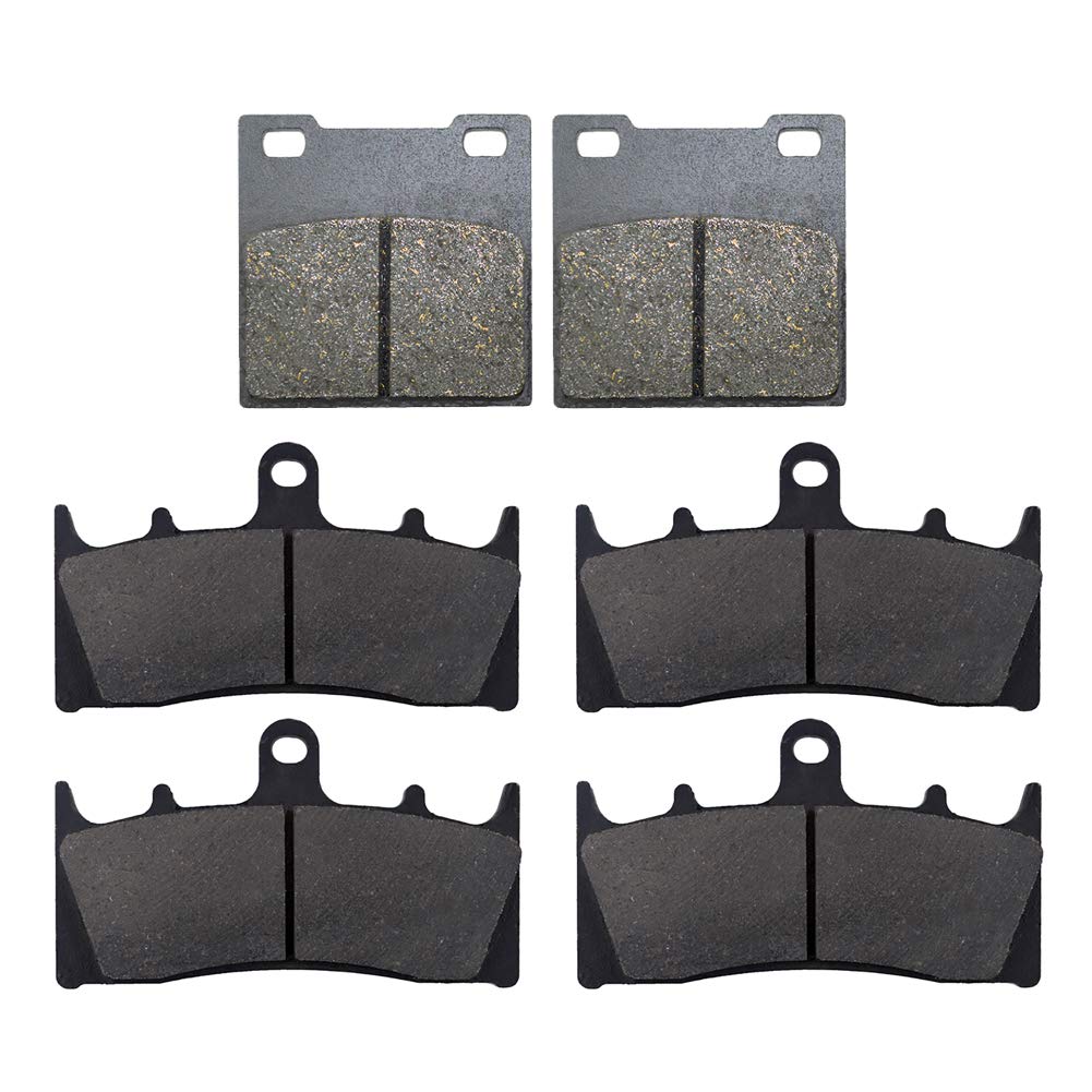 AHLFront and Rear Brake Pads Set for Suzuki GSX1300 R Hayabusa 1999-2007 GSF1200 SK/K Bandit 2001-2005 GSXR750 W/T/V/X 1996-1999 (Semi-metallic)