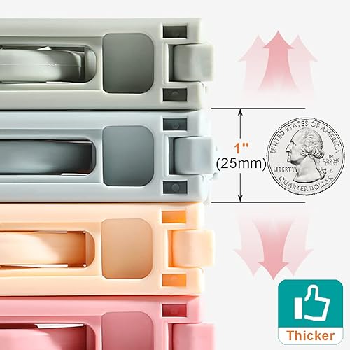 Miniatura 9 de CYANLUX Percha de plástico plegable antideslizante, 8 piezas, ligera, portátil, fácil almacenamiento